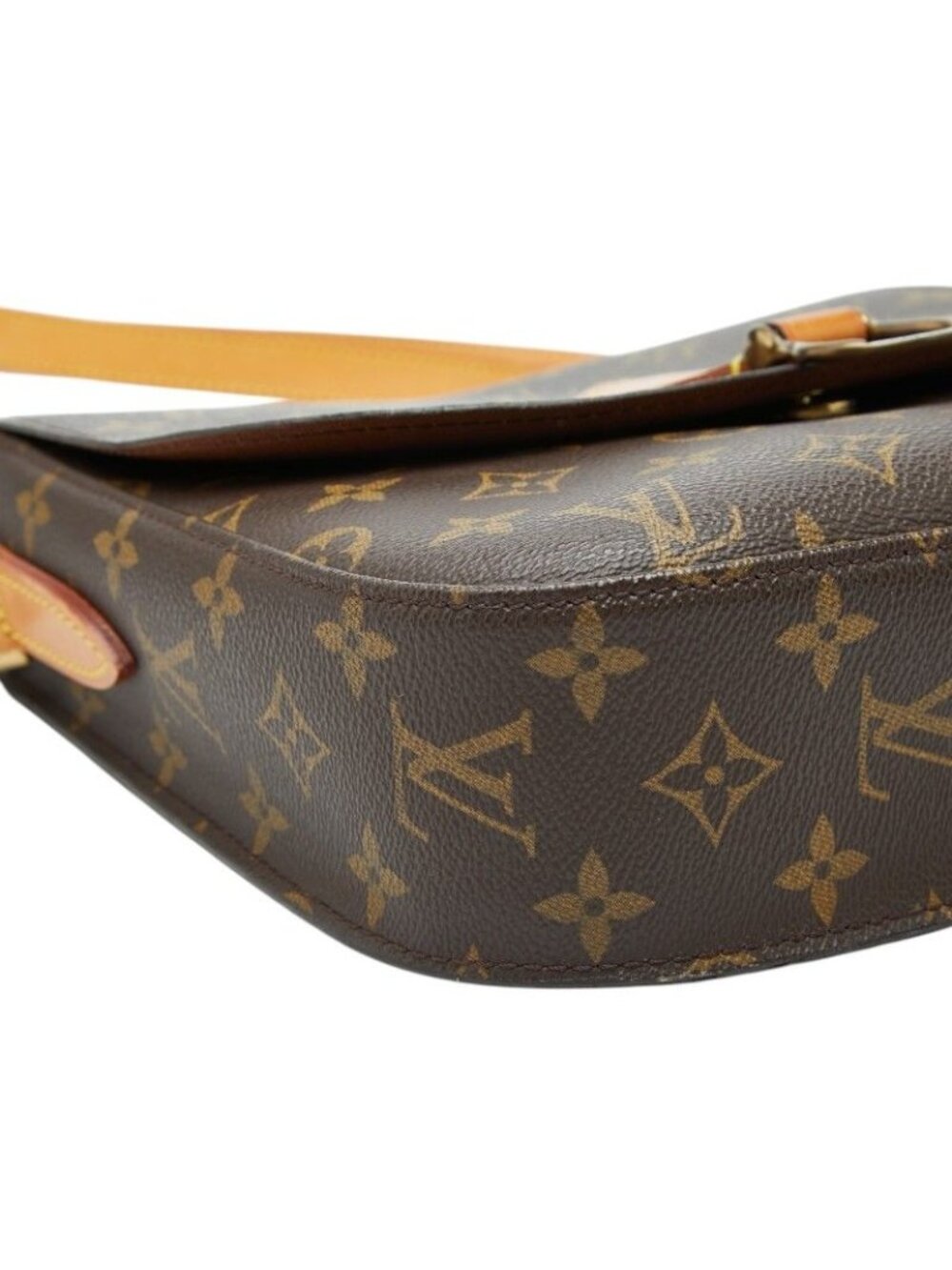 Louis Vuitton Monogram Saint Cloud 24 Crossbody Shoulder Bag Brown Leather - Picture 4 of 9